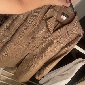 plaid jacket blazer